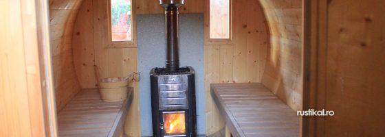 Pensiunea Rustic-Sauna in butoi de lemn-Foto